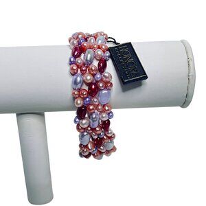 Honora Multicolored Freshwater Pearls Stretch Bracelet (5952)